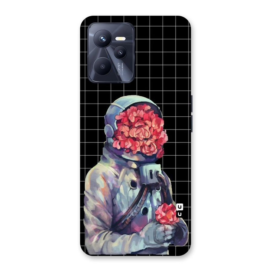 Robot Rose Back Case for Realme C35