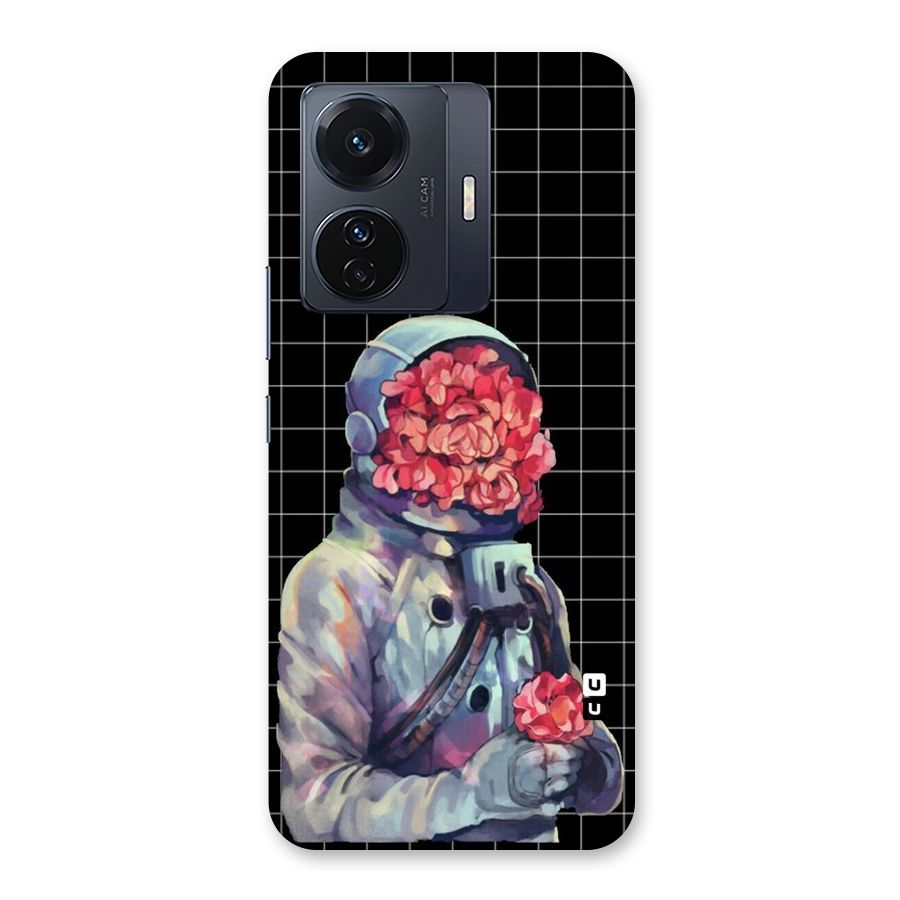 Robot Rose Back Case for Vivo T1 Pro
