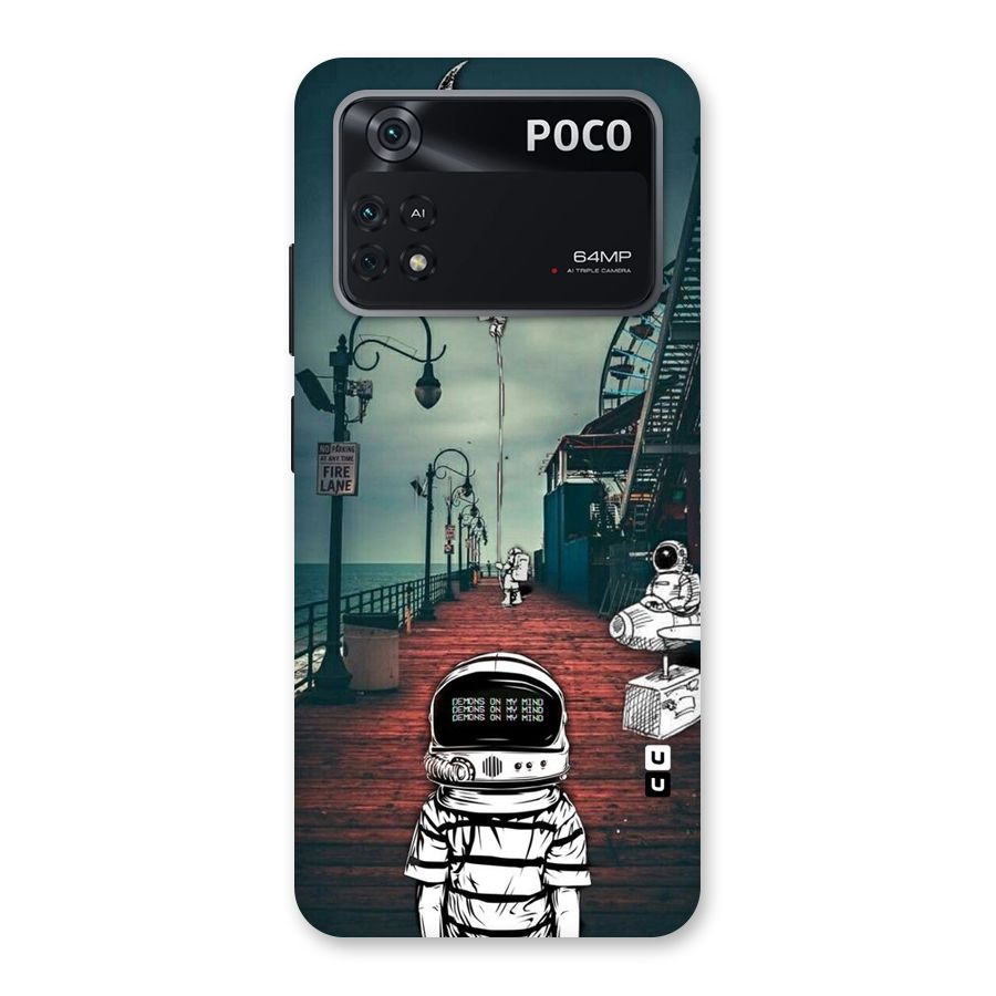 Robotic Design Back Case for Poco M4 Pro 4G