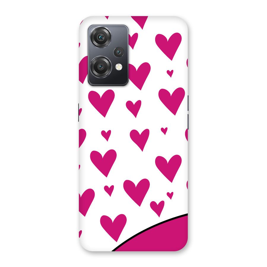 Romantic Couples with Hearts Back Case for OnePlus Nord CE 2 Lite 5G