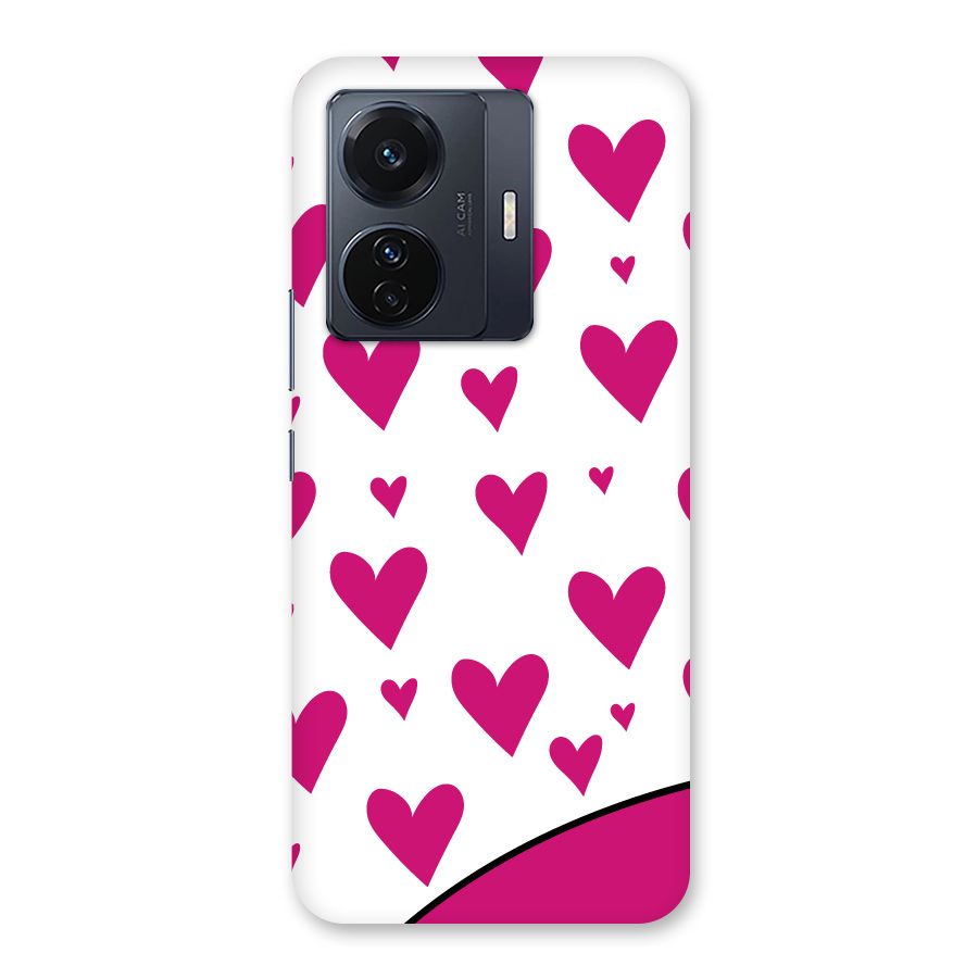Romantic Couples with Hearts Back Case for Vivo T1 Pro