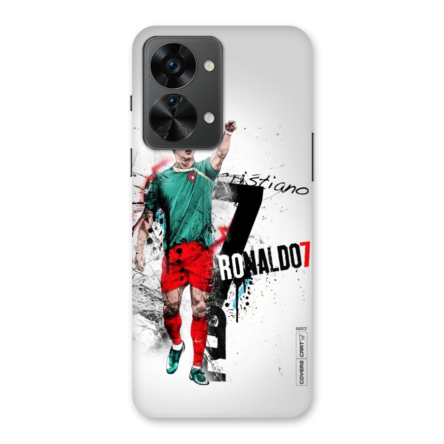 Ronaldo In Portugal Jersey Back Case for OnePlus Nord 2T