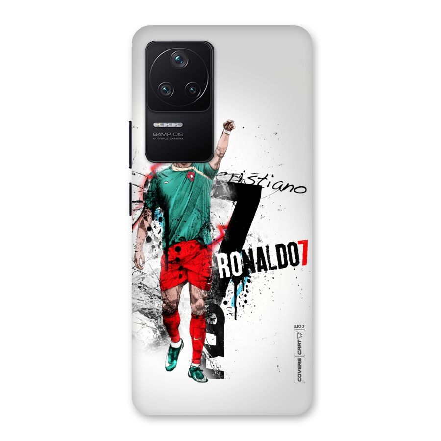 Ronaldo In Portugal Jersey Back Case for Poco F4 5G