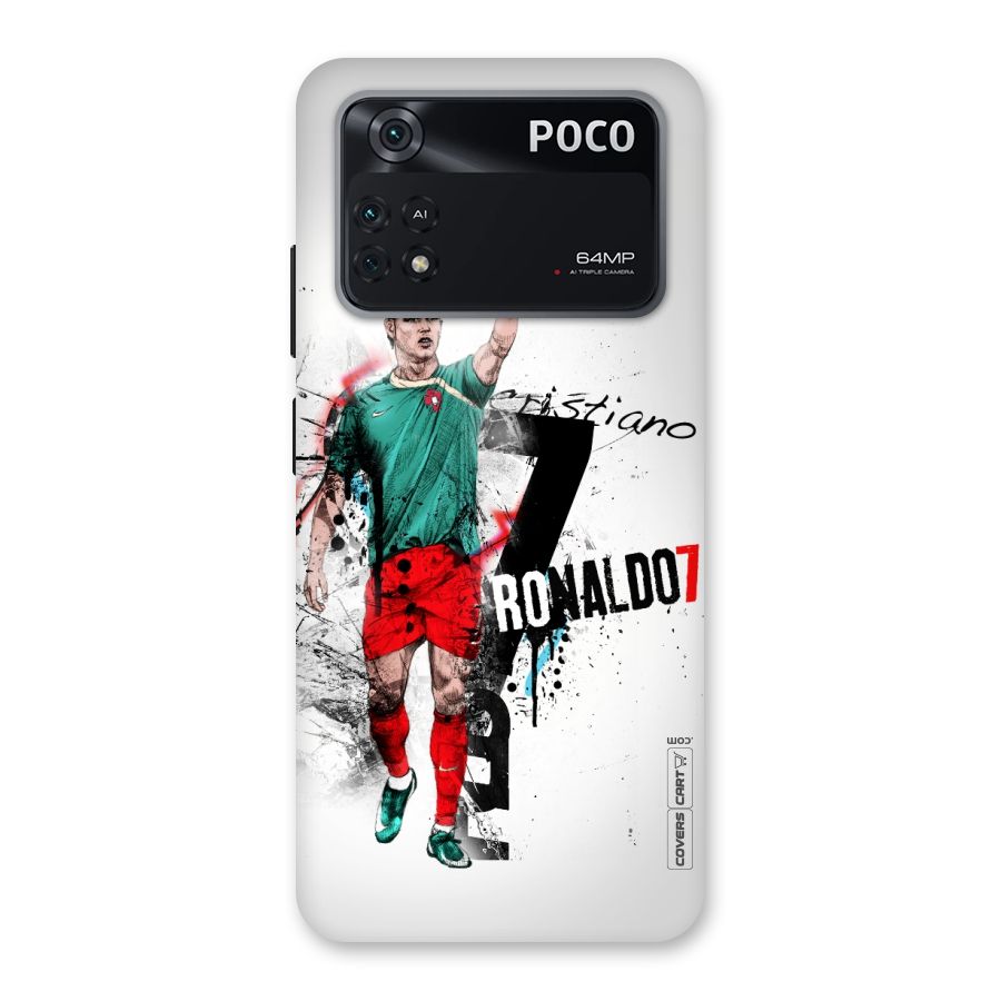 Ronaldo In Portugal Jersey Back Case for Poco M4 Pro 4G