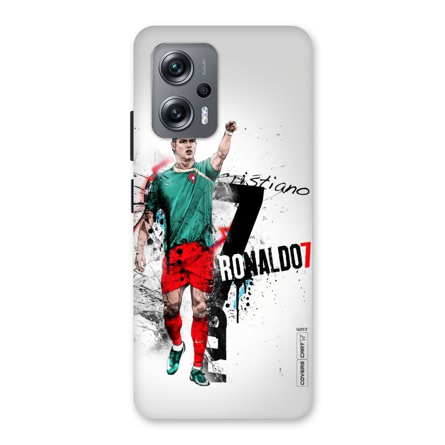 Ronaldo In Portugal Jersey Back Case for Redmi K50i