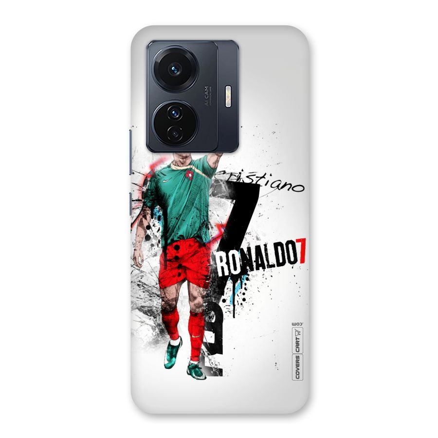 Ronaldo In Portugal Jersey Back Case for Vivo T1 Pro
