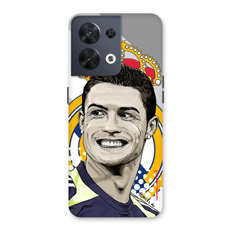 Ronaldo Madrid King Back Case for Oppo Reno8 5G