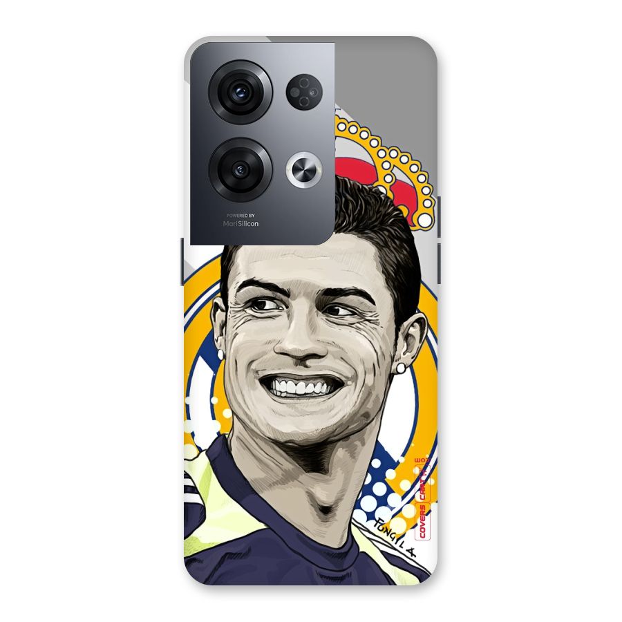 Ronaldo Madrid King Back Case for Oppo Reno8 Pro 5G