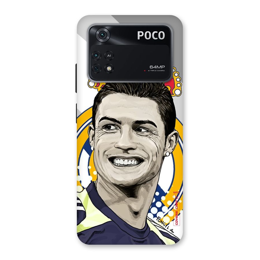 Ronaldo Madrid King Back Case for Poco M4 Pro 4G