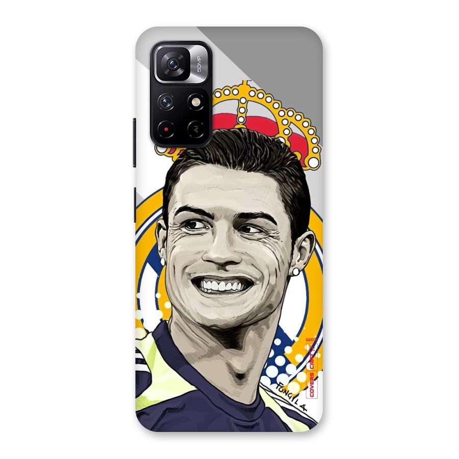 Ronaldo Madrid King Back Case for Redmi Note 11T 5G