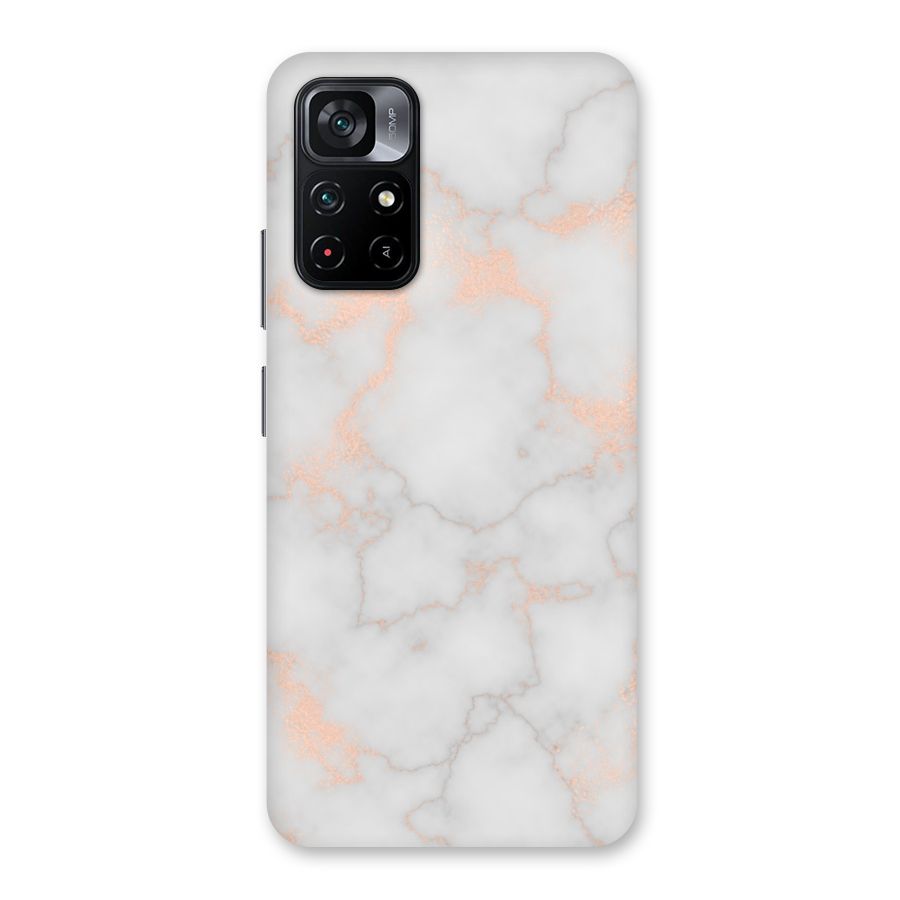 RoseGold Marble Back Case for Poco M4 Pro 5G