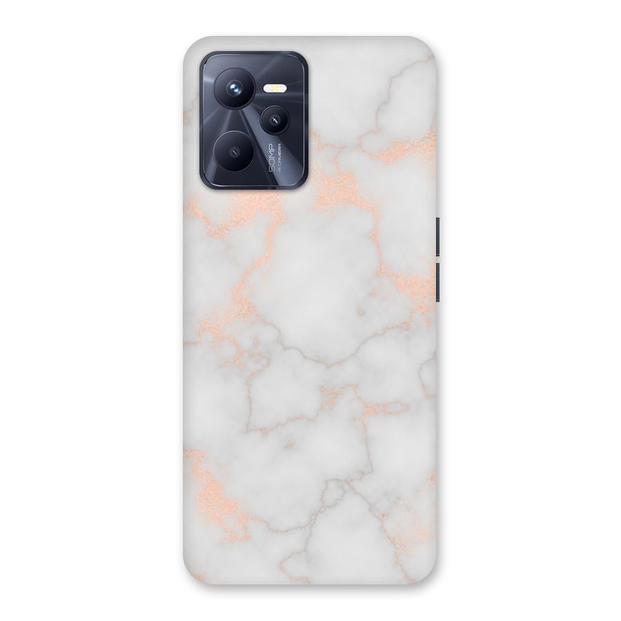 RoseGold Marble Back Case for Realme C35
