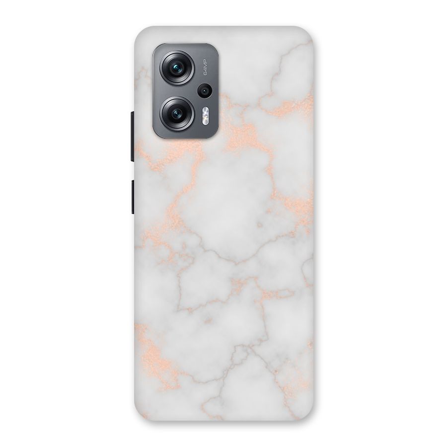 RoseGold Marble Back Case for Redmi K50i