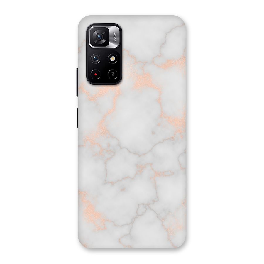 RoseGold Marble Back Case for Redmi Note 11T 5G