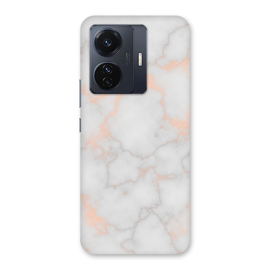 RoseGold Marble Back Case for Vivo T1 Pro
