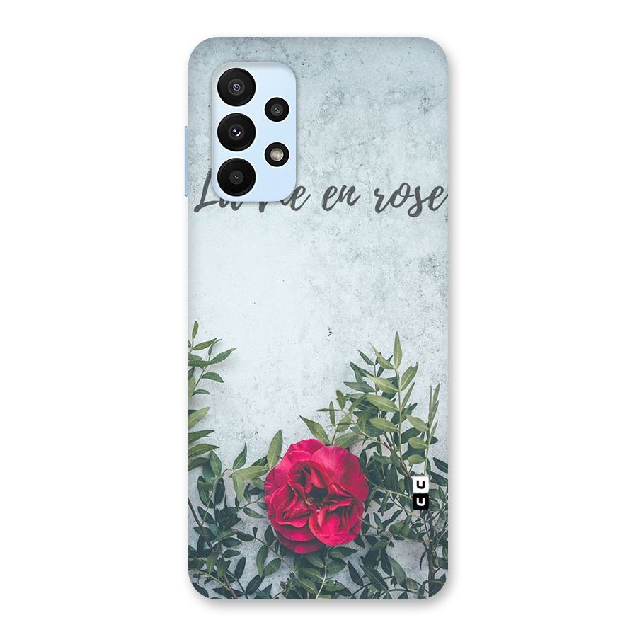 Rose Life Back Case for Galaxy A23