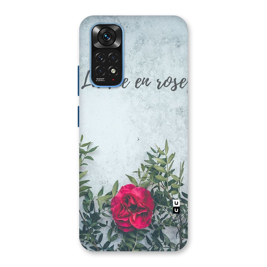 Rose Life Back Case for Redmi Note 11S