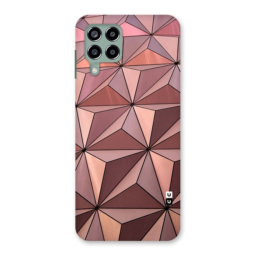 Rosegold Abstract Shapes Back Case for Galaxy M33