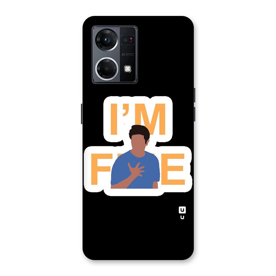 Ross is Fine Glass Back Case for Oppo F21 Pro 5G