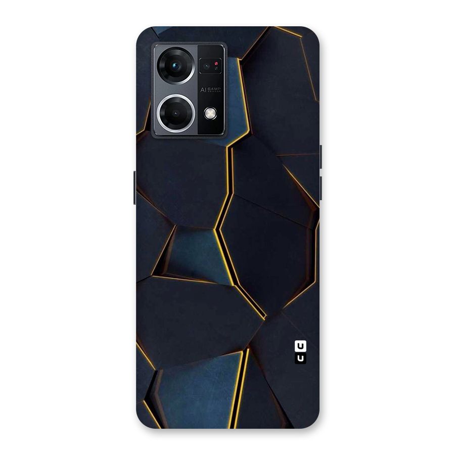 Royal Abstract Glass Back Case for Oppo F21 Pro 5G