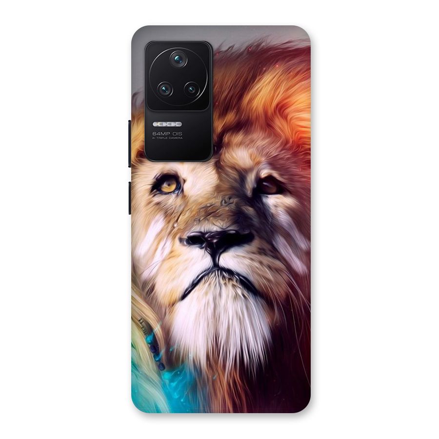 Royal Lion Back Case for Poco F4 5G