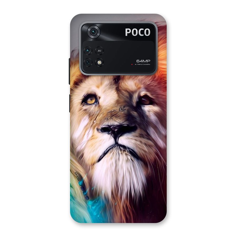 Royal Lion Back Case for Poco M4 Pro 4G