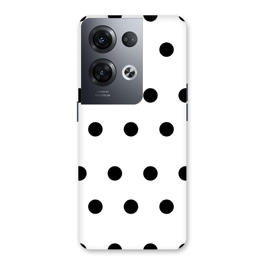 Royal Polka Dots Back Case for Oppo Reno8 Pro 5G