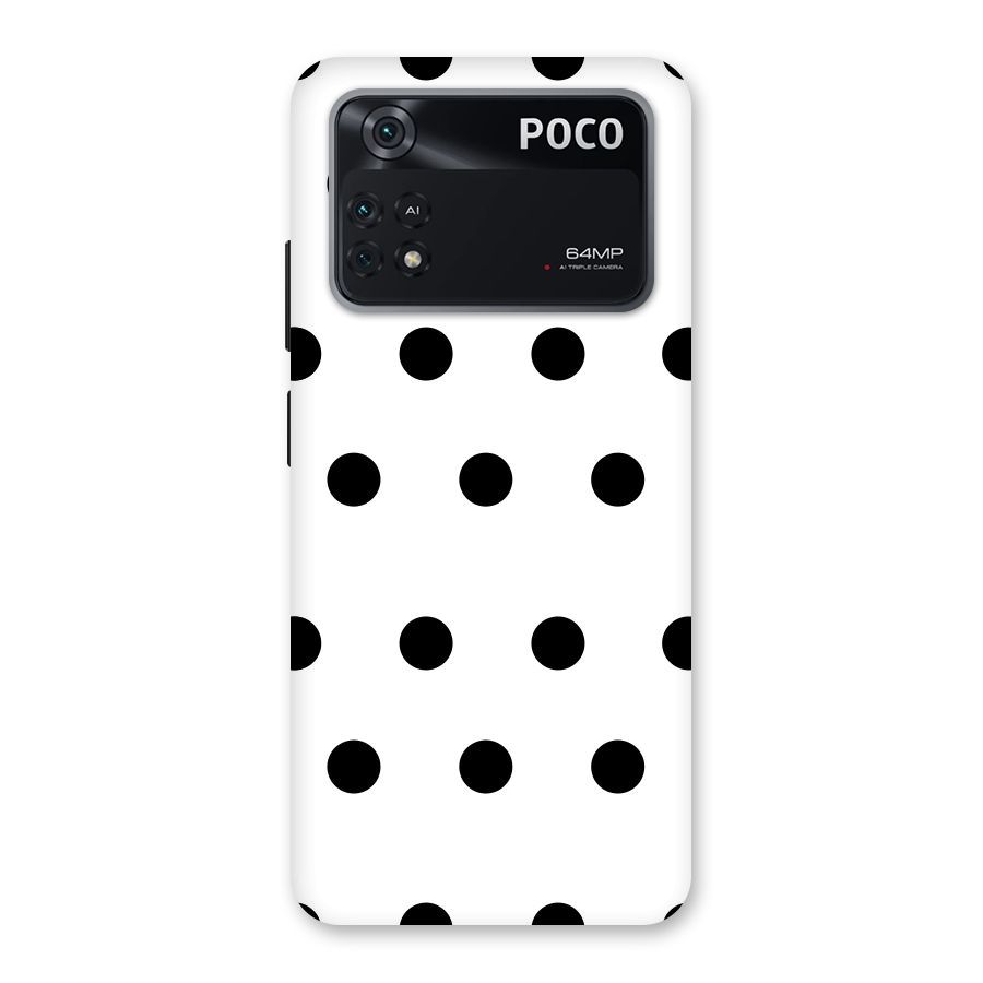 Royal Polka Dots Back Case for Poco M4 Pro 4G