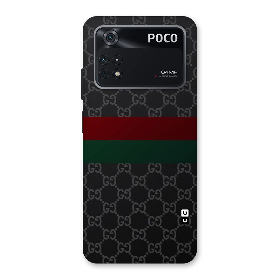 Royal Stripes Design Back Case for Poco M4 Pro 4G