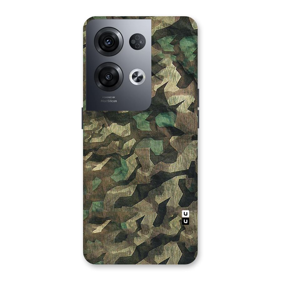 Rugged Army Back Case for Oppo Reno8 Pro 5G