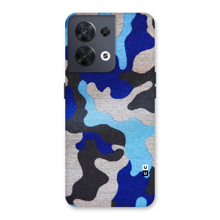 Rugged Camouflage Back Case for Oppo Reno8 5G