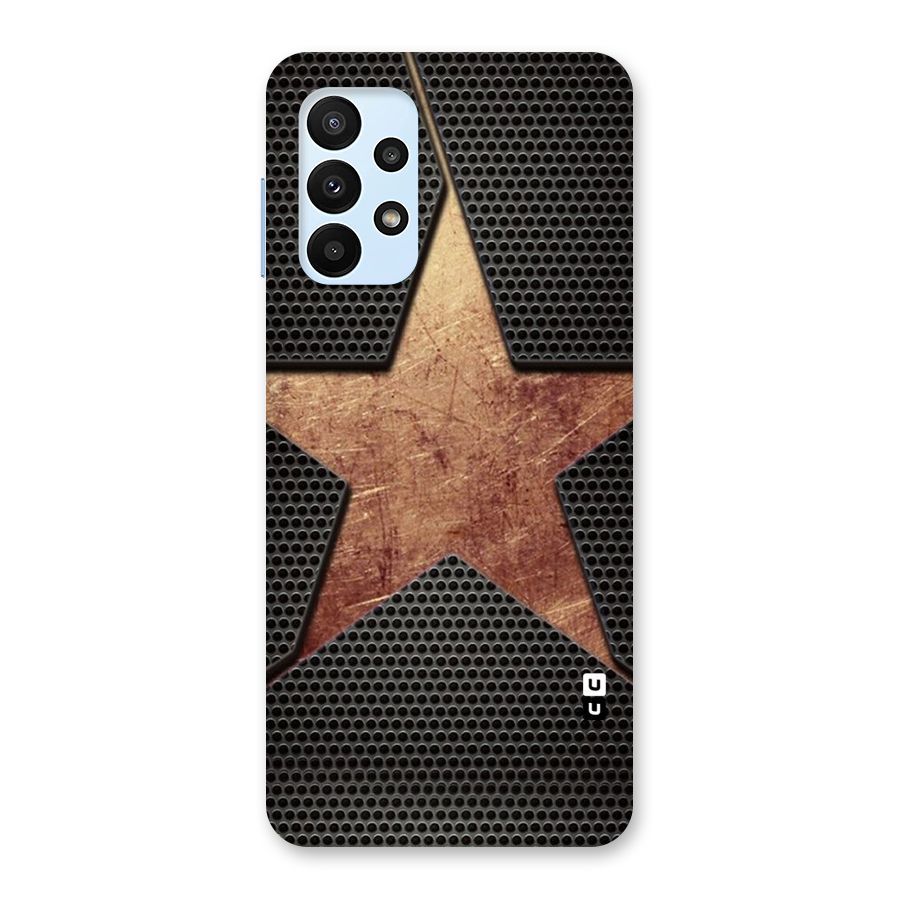 Rugged Gold Star Back Case for Galaxy A23