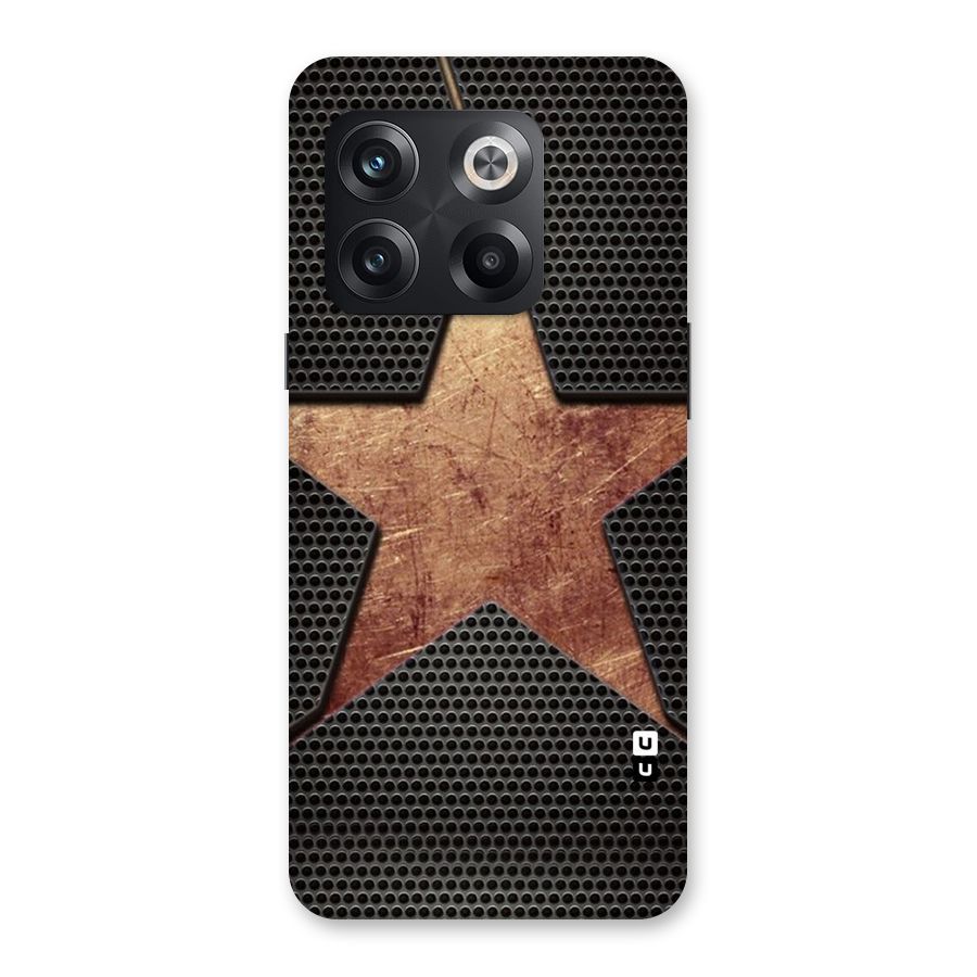 Rugged Gold Star Back Case for OnePlus 10T