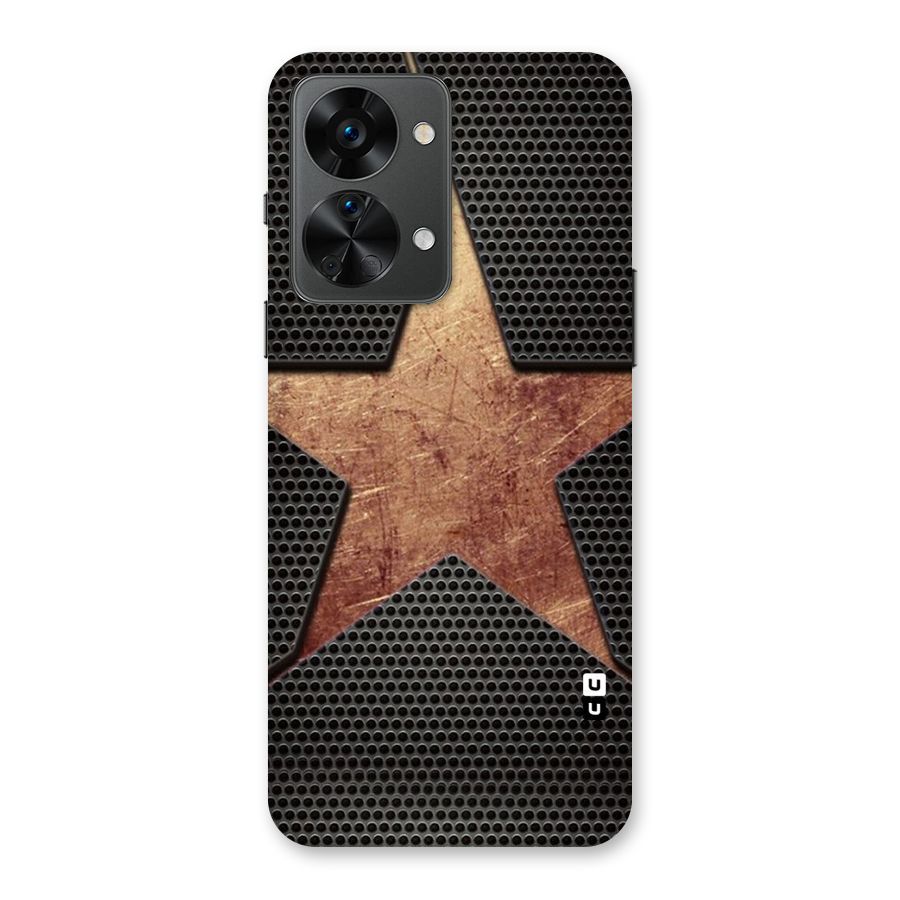 Rugged Gold Star Back Case for OnePlus Nord 2T