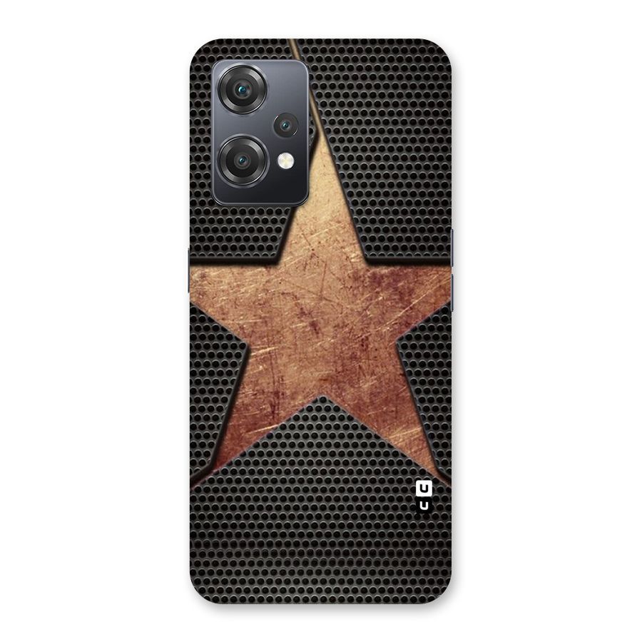 Rugged Gold Star Back Case for OnePlus Nord CE 2 Lite 5G