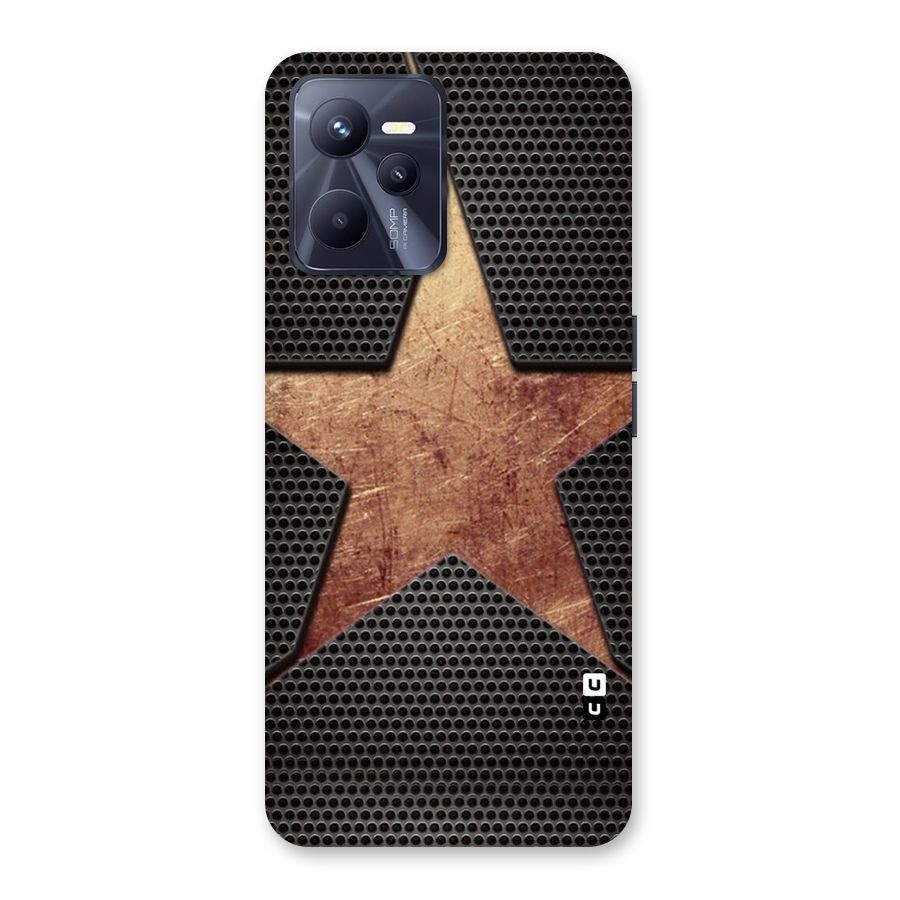 Rugged Gold Star Back Case for Realme C35