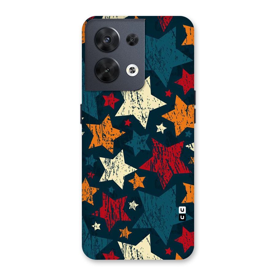 Rugged Star Design Back Case for Oppo Reno8 5G