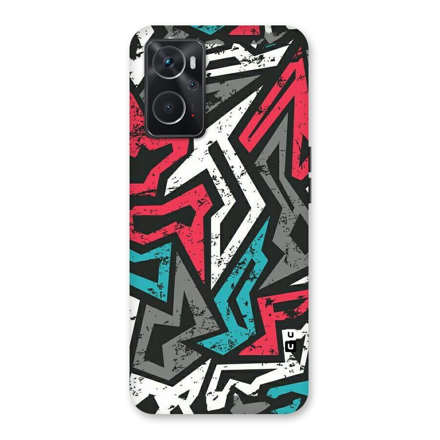 Rugged Strike Abstract Back Case for Oppo K10 4G