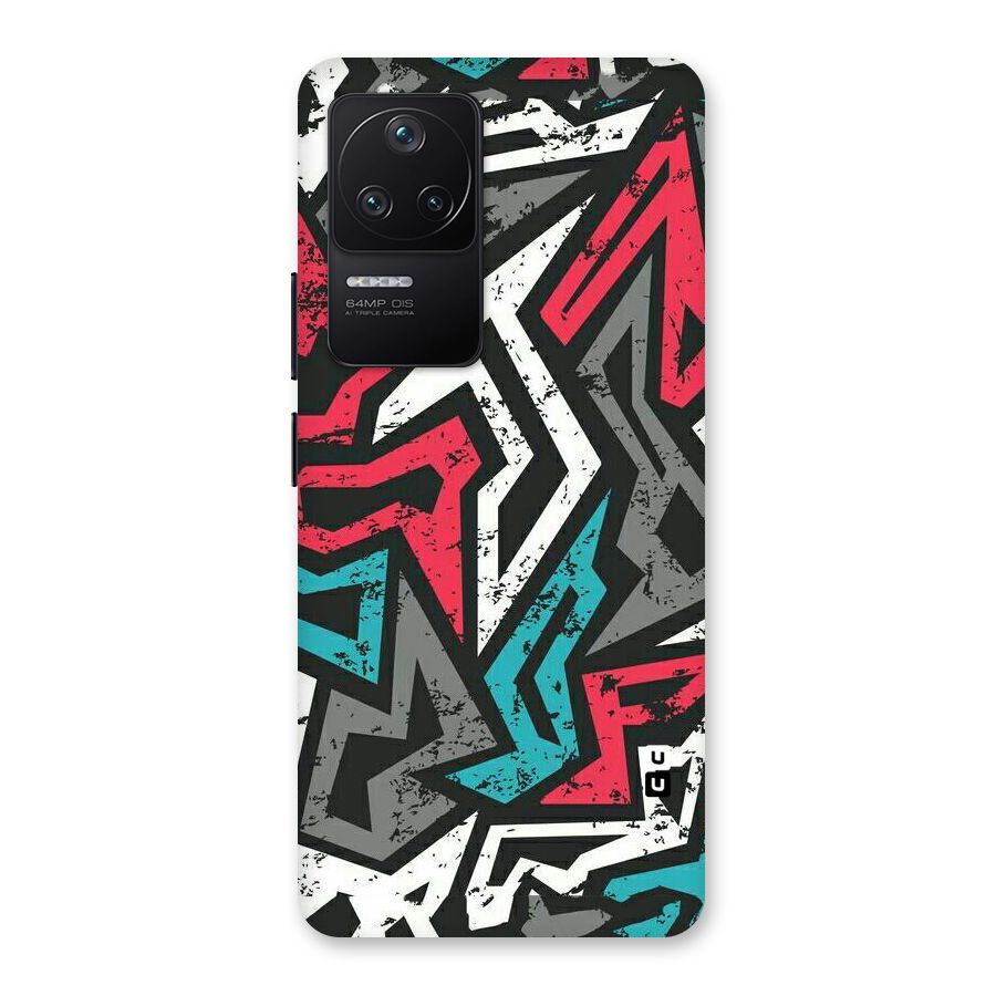 Rugged Strike Abstract Back Case for Poco F4 5G