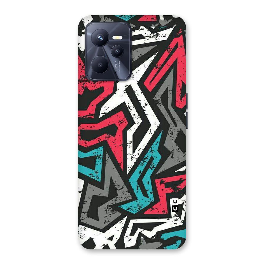 Rugged Strike Abstract Back Case for Realme C35