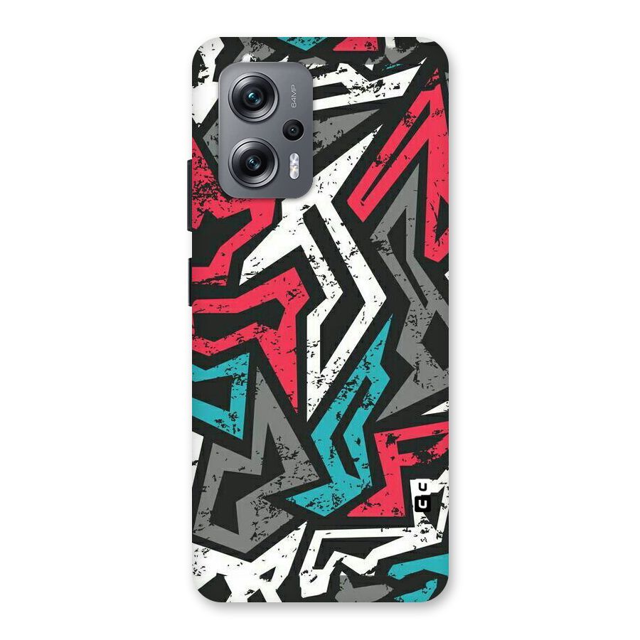 Rugged Strike Abstract Back Case for Redmi K50i