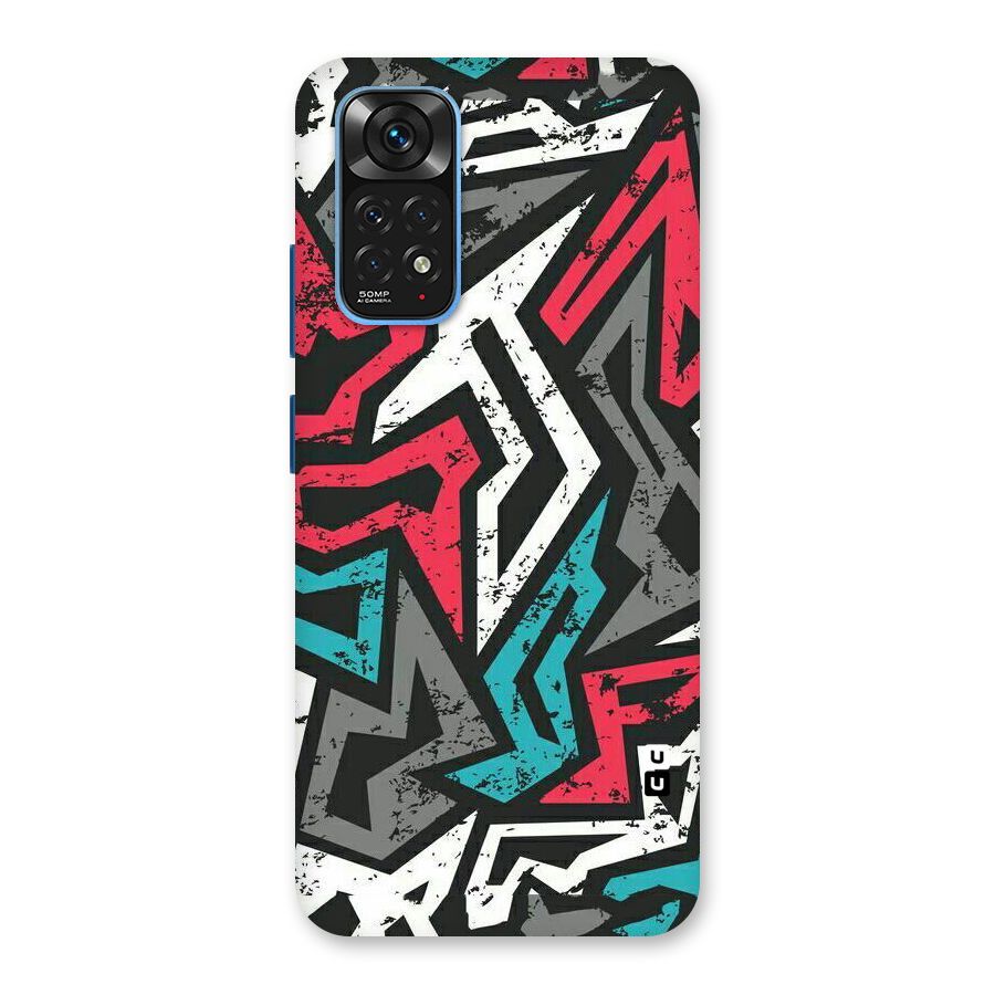 Rugged Strike Abstract Back Case for Redmi Note 11S
