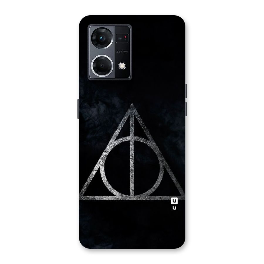 Rugged Triangle Design Glass Back Case for Oppo F21 Pro 5G
