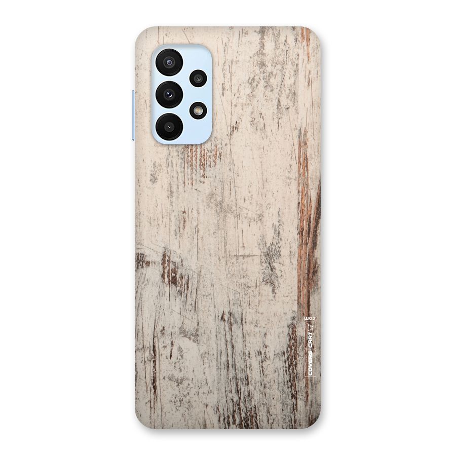 Rugged Wooden Texture Back Case for Galaxy A23