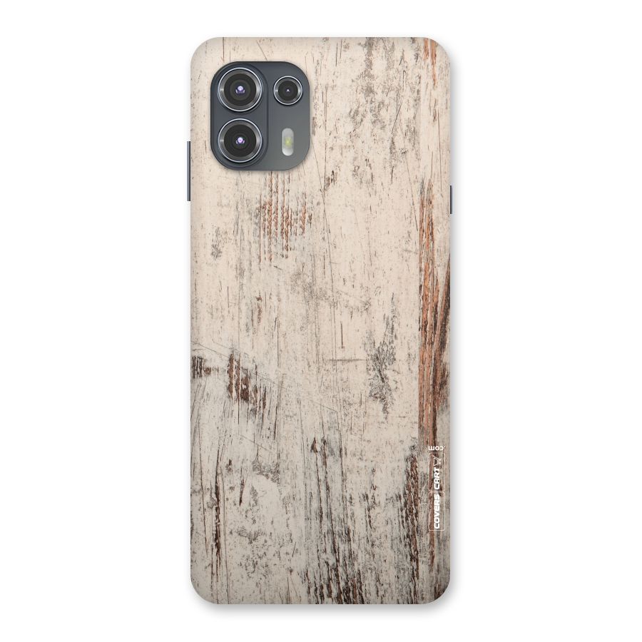 Rugged Wooden Texture Back Case for Motorola Edge 20 Fusion