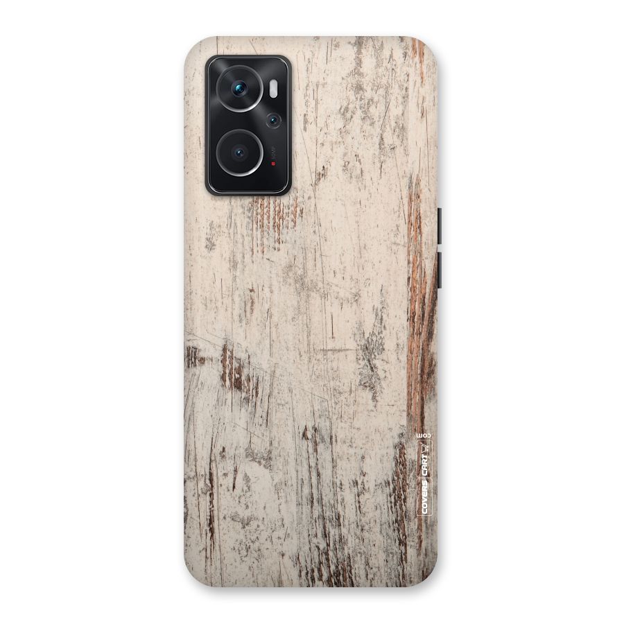 Rugged Wooden Texture Back Case for Oppo K10 4G