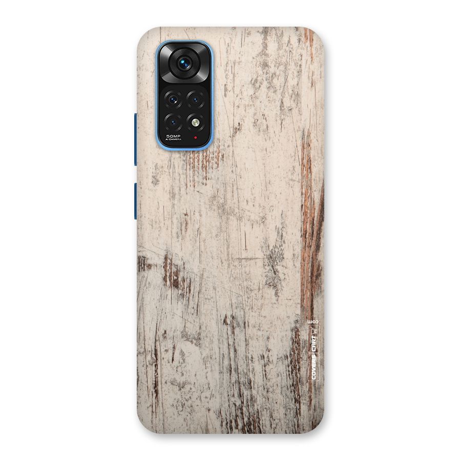 Rugged Wooden Texture Back Case for Redmi Note 11S