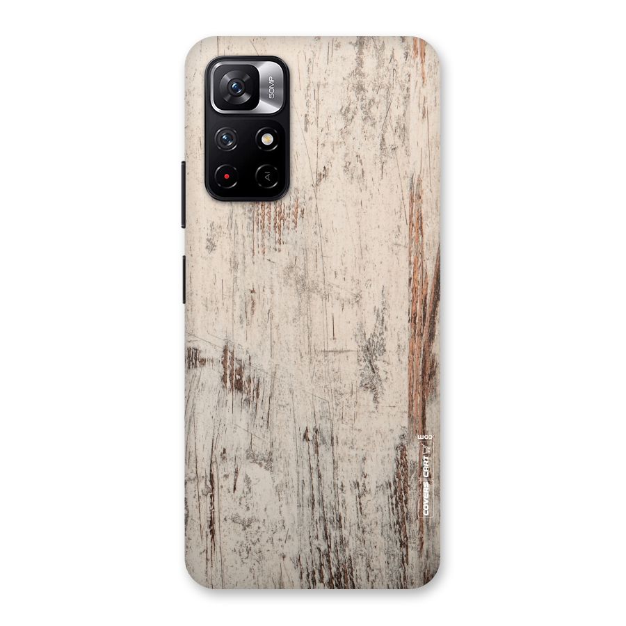 Rugged Wooden Texture Back Case for Redmi Note 11T 5G
