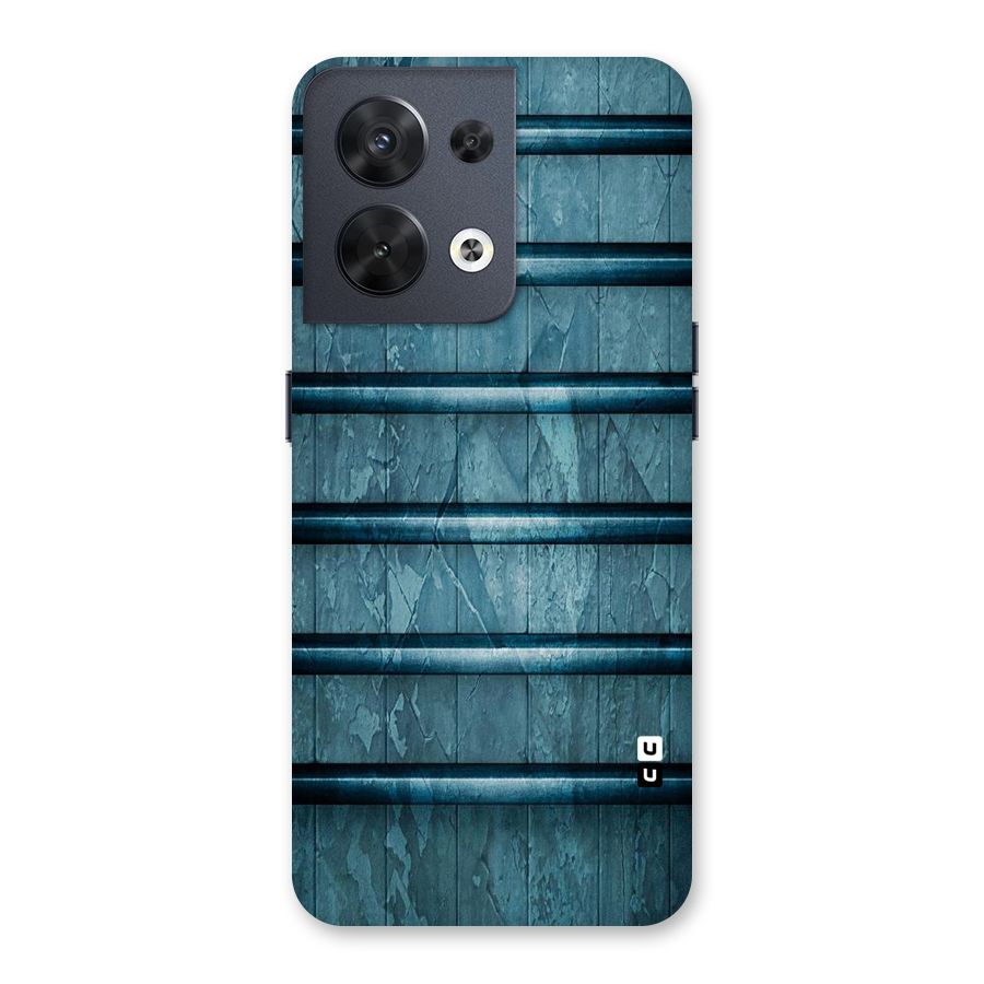 Rustic Blue Shelf Back Case for Oppo Reno8 5G