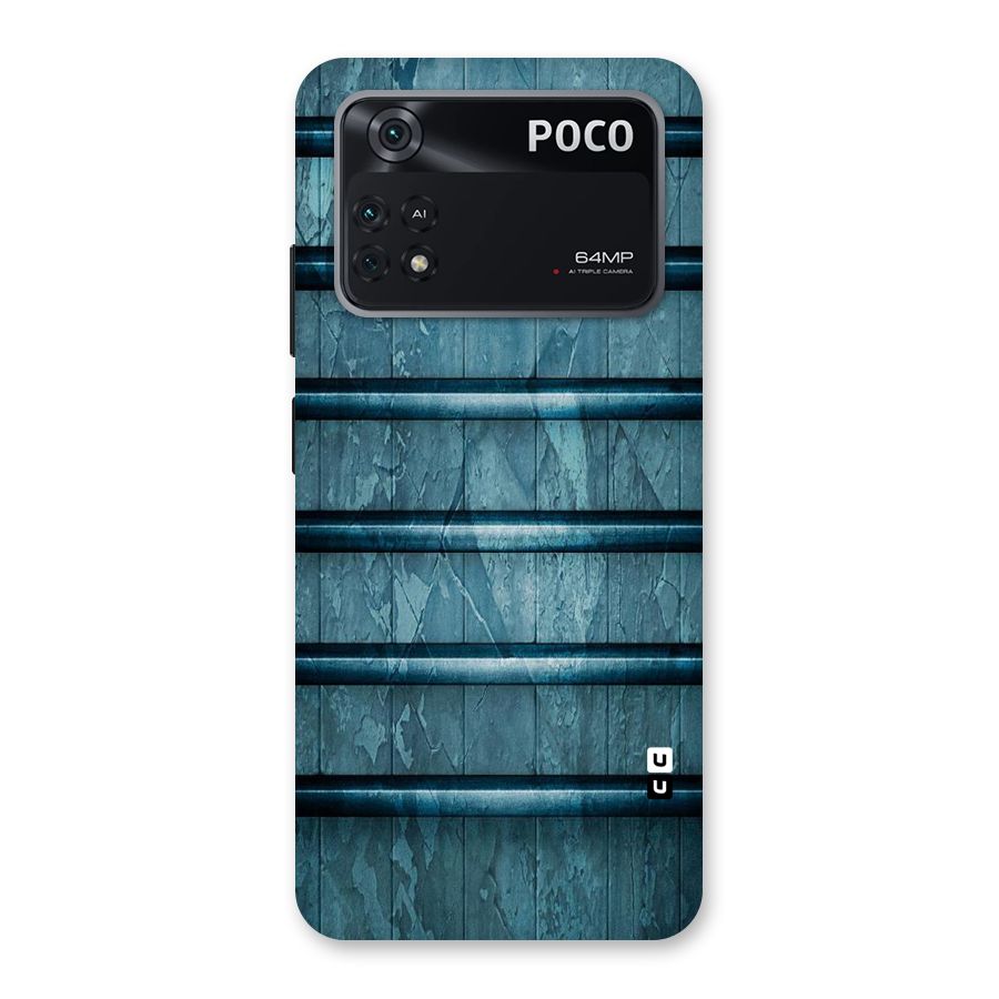 Rustic Blue Shelf Back Case for Poco M4 Pro 4G